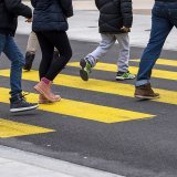 Dans son rapport au Grand Conseil, le Conseil d'Etat genevois se dit favorable à l'initiative piétonne des Verts "Pour un canton qui marche", qui vise à améliorer les conditions des déplacements à pied (illustration).